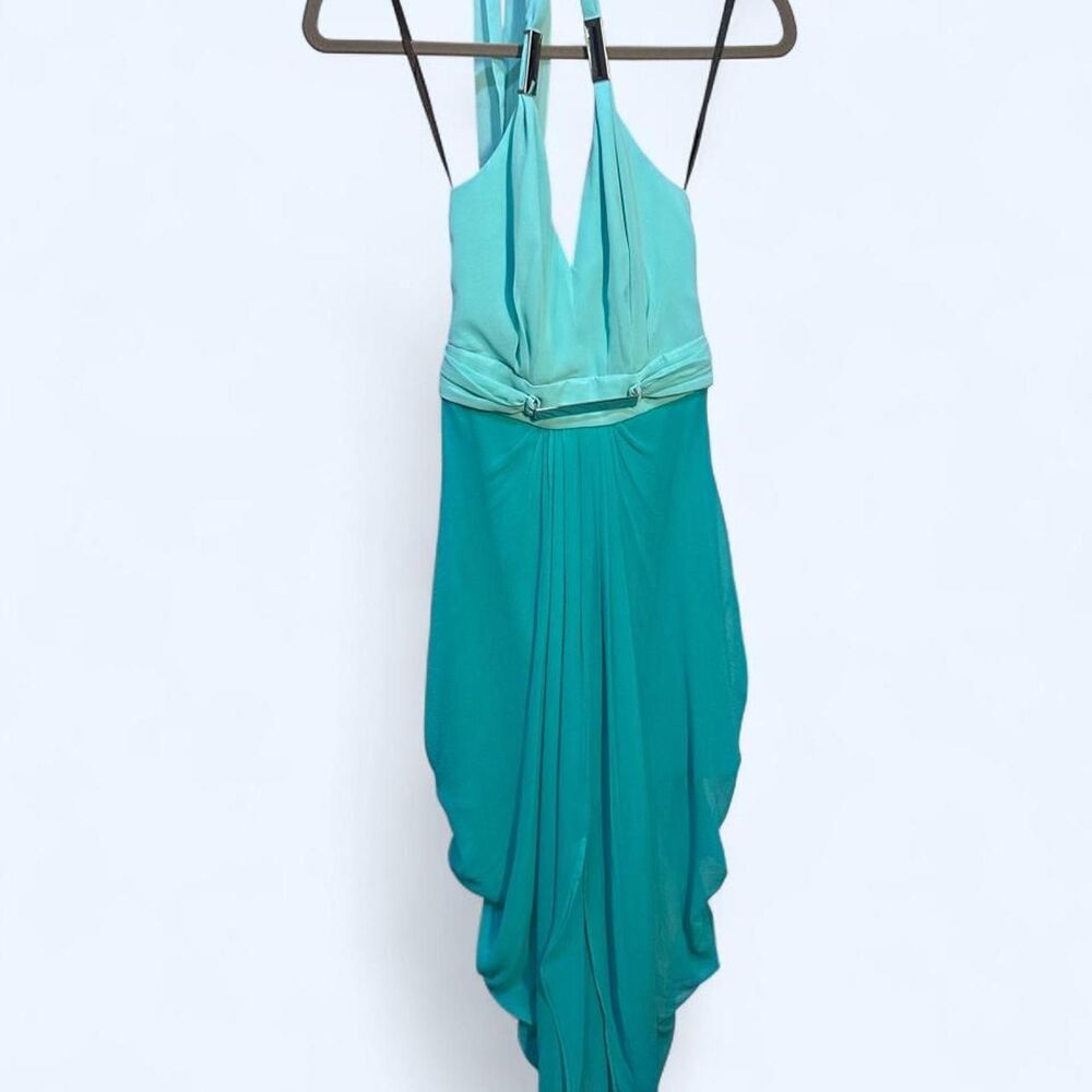 Bebe Women's Blue and Green Going-out-dresses